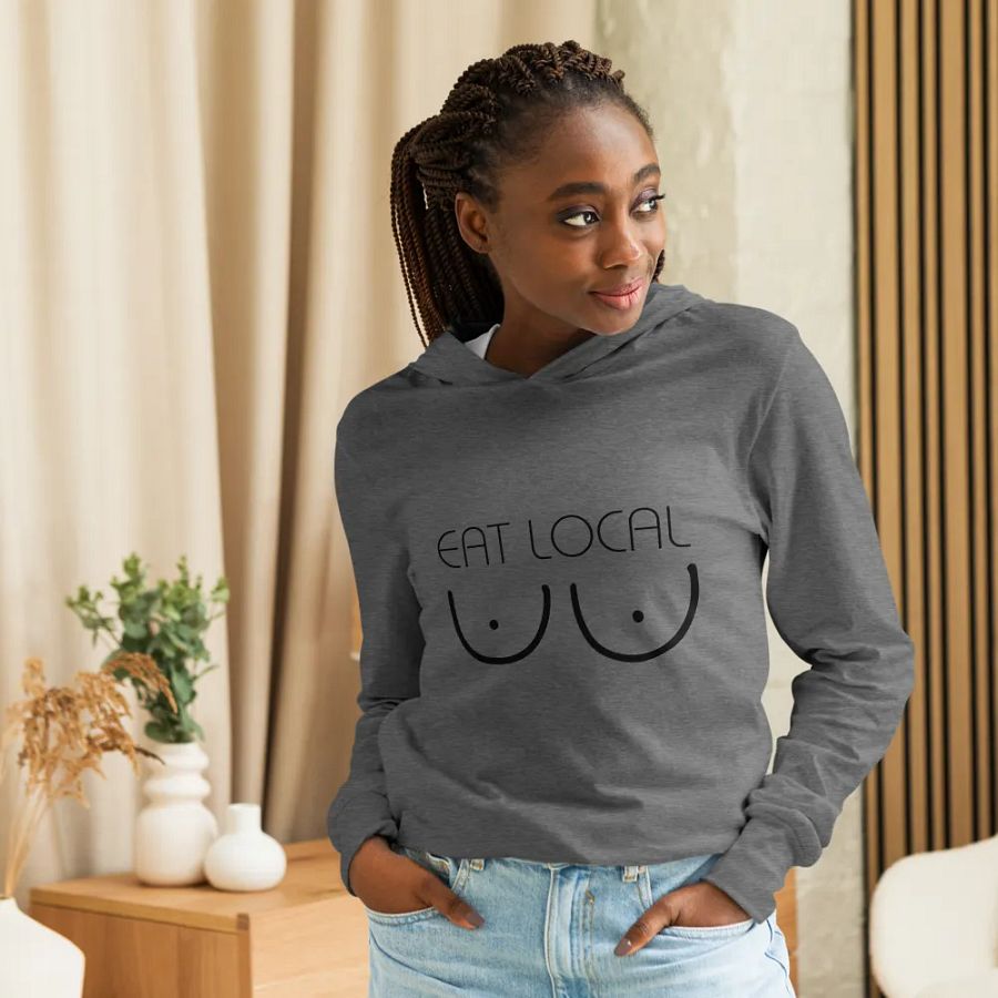 Funny Eat Local Breastfeeding Hoodie, Breastfed Baby Hoodie product image (23)