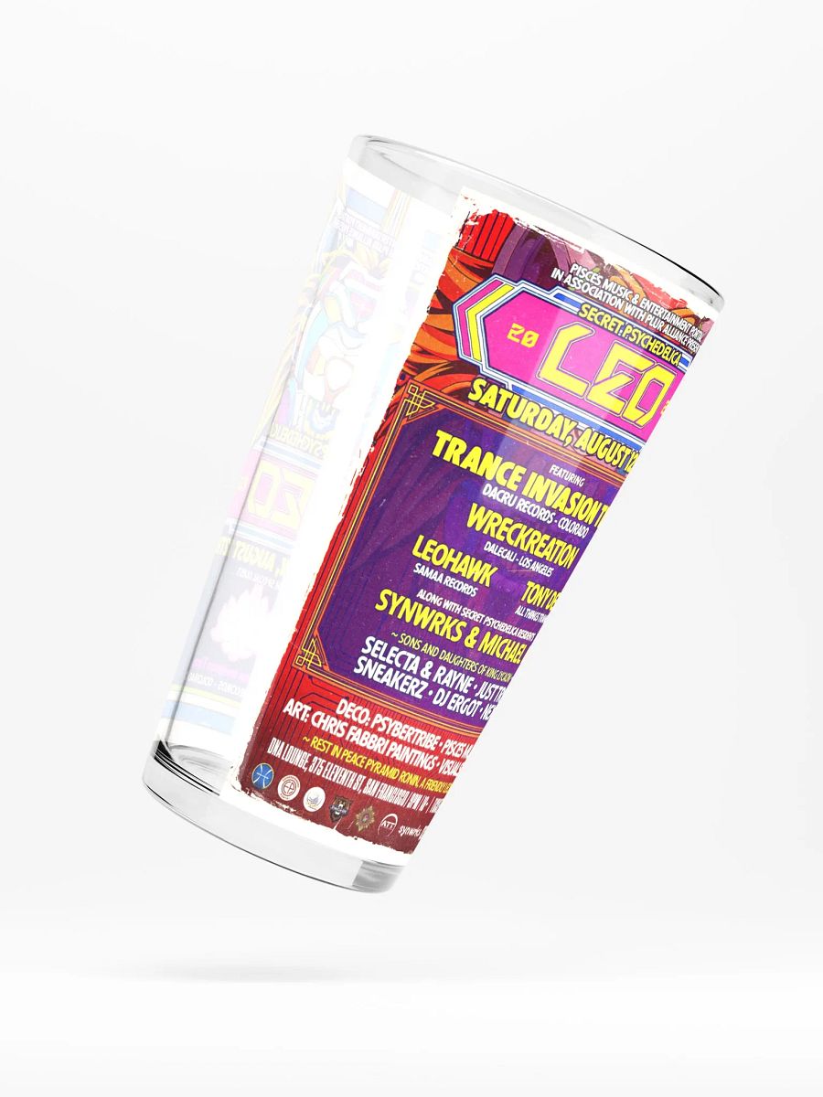 Leo 2023 Shaker Pint Glass product image (2)