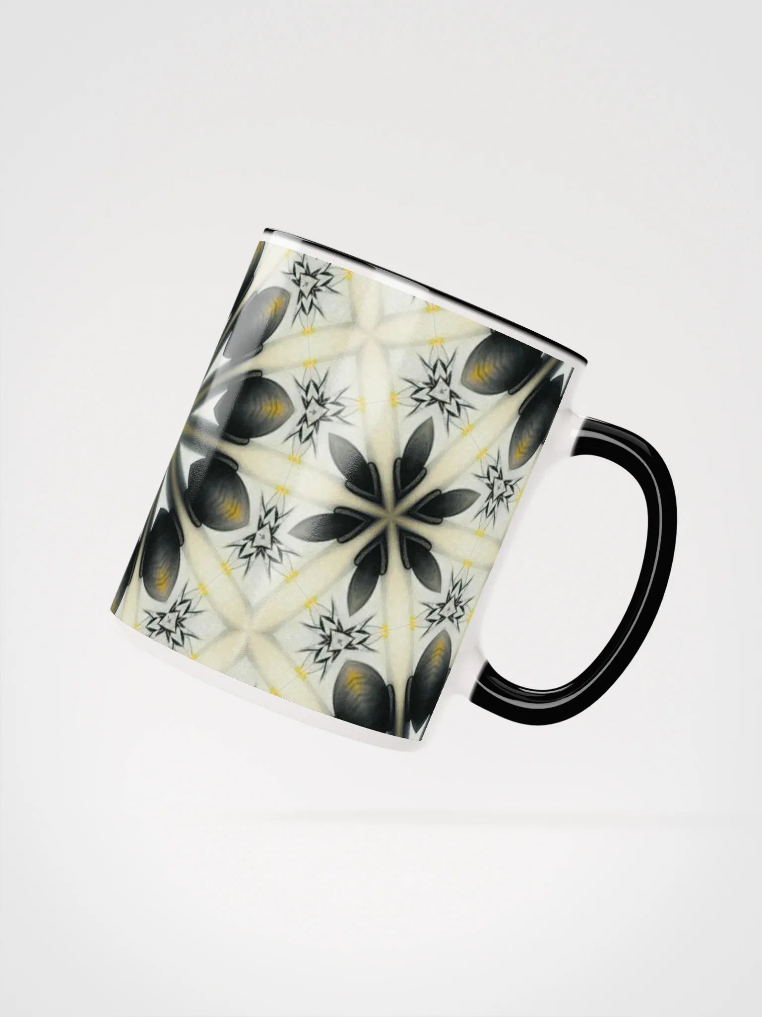 Kaleidoscopic Petals Ceramic Mug product image (4)