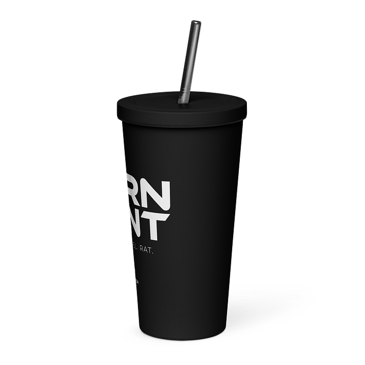 Barn Hunt Tumbler with Straw product image (2)
