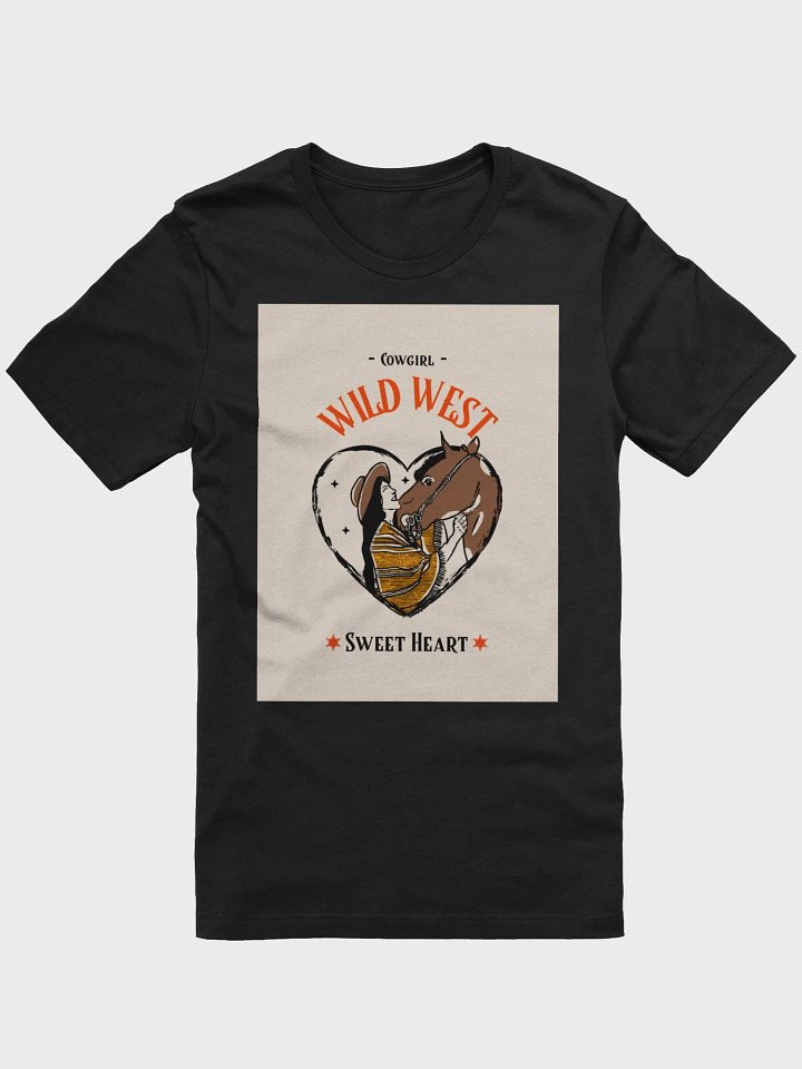 Cowgirl Wild West Sweet Heart TShirt product image (1)