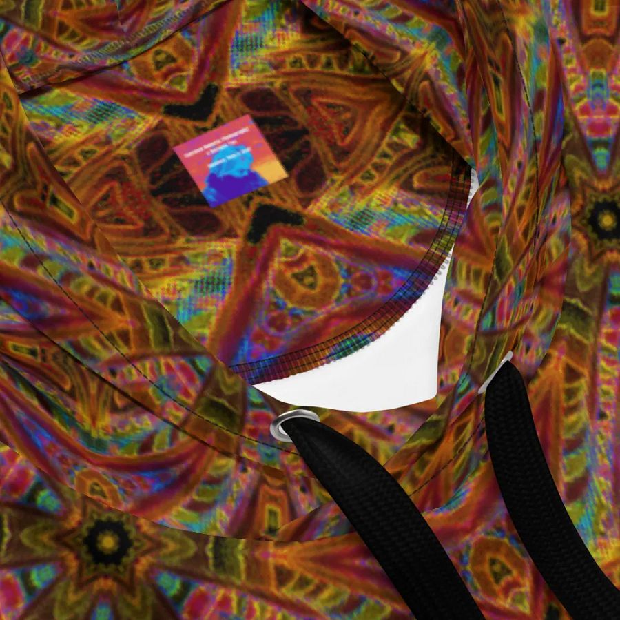 Abstract Darkly Impressive Repeating Pattern Unisex Unisex All Over Print Hoodie product image (10)