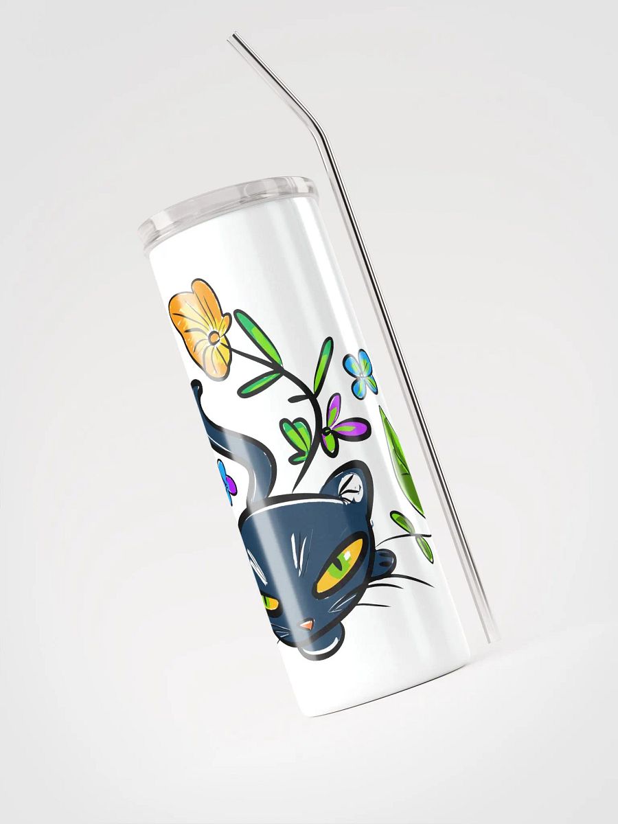 Panther Cat Garden Stainless Steel Tumbler product image (3)