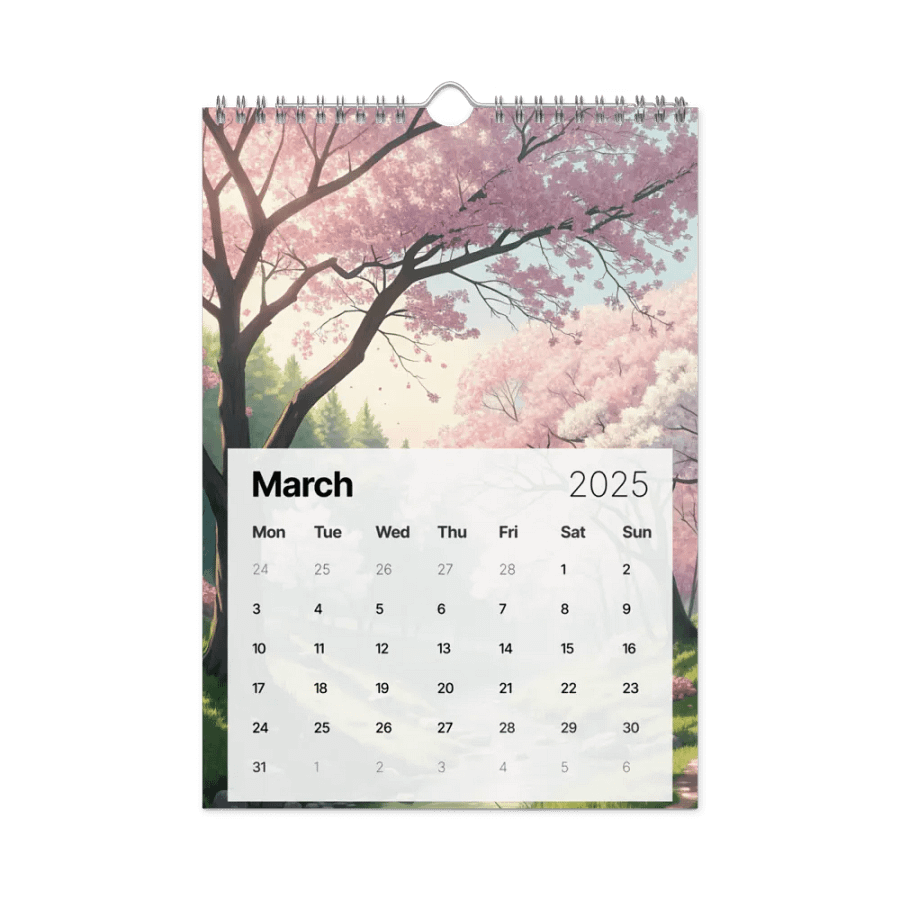 MAGICAL ANIME SEASONS WALL CALENDAR 2025 product image (9)