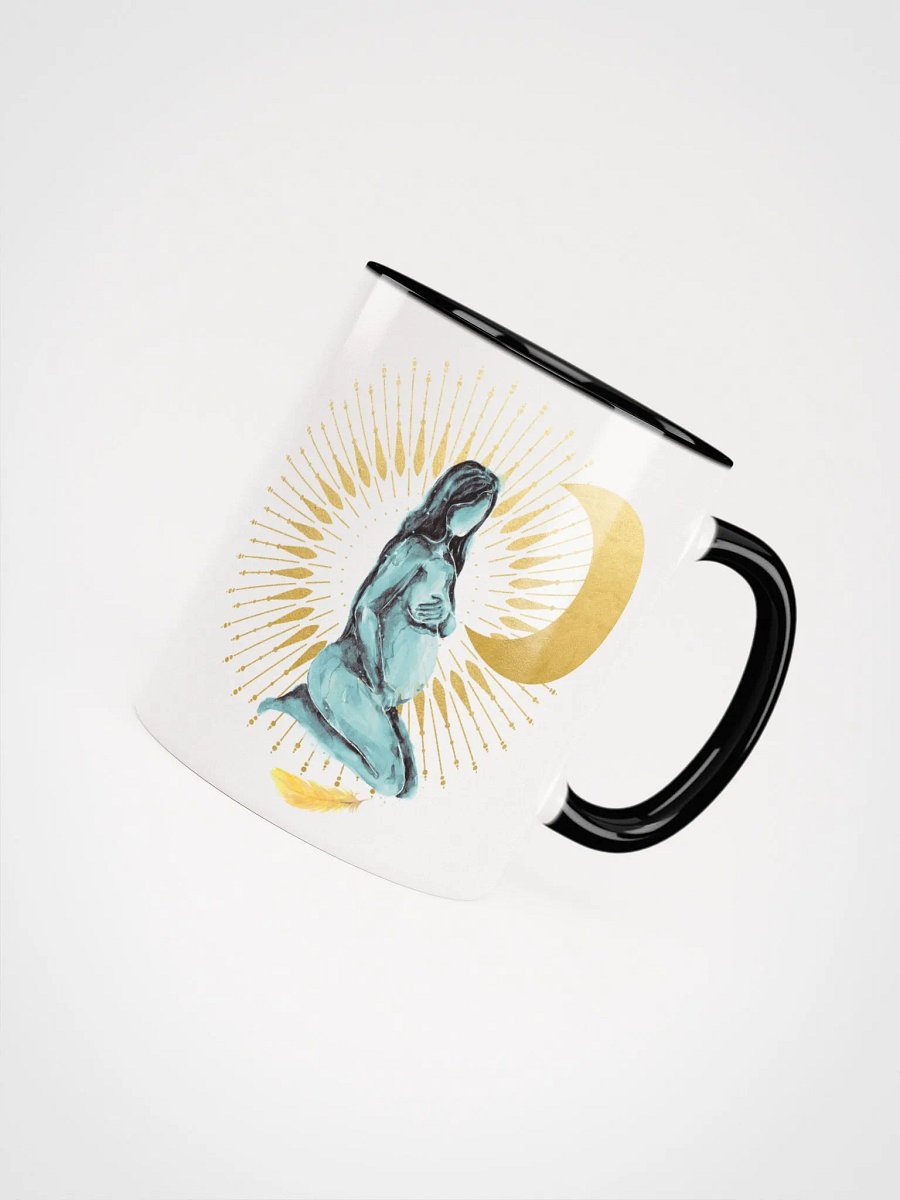 Goddess Golden Moon in Teal with Black Handle product image (8)