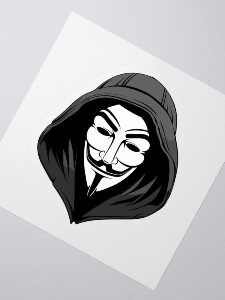 Guy Fawkes Hoodie Sticker product image (6)