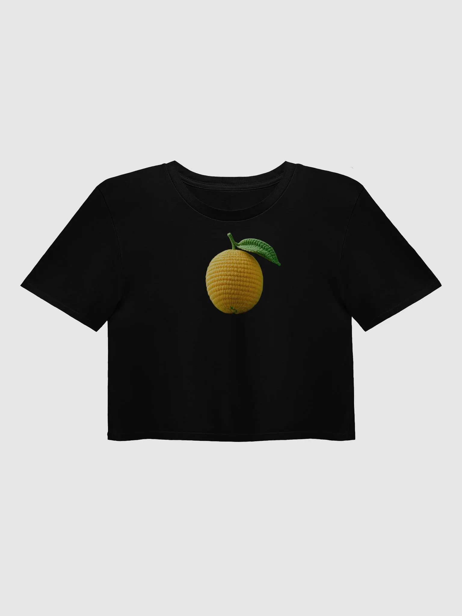 CozyAvocado Women's Premium Lemon Crop Top #2 product image (1)