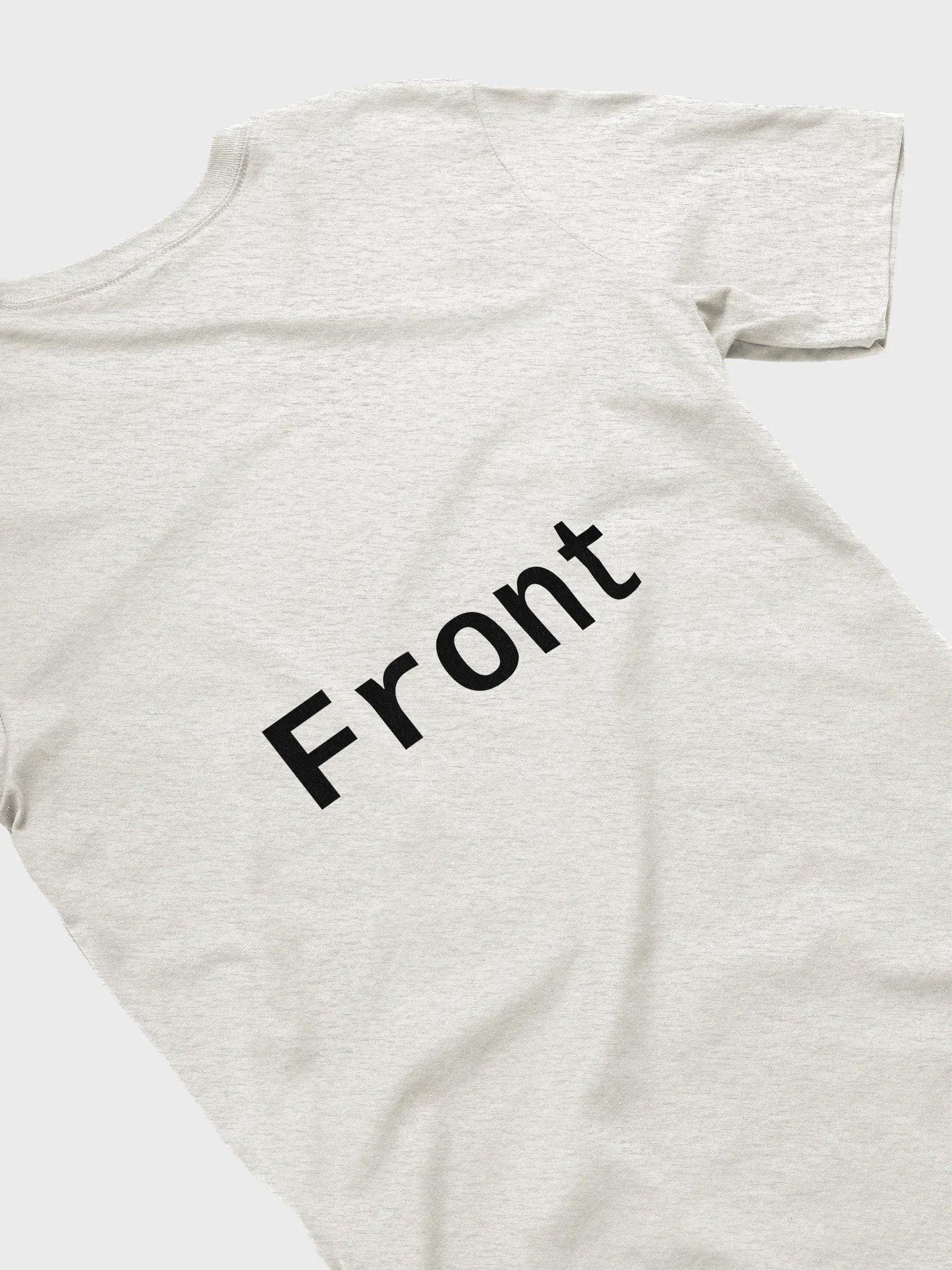 Front Back Simple Tee - Incorrect - Light Color product image (41)
