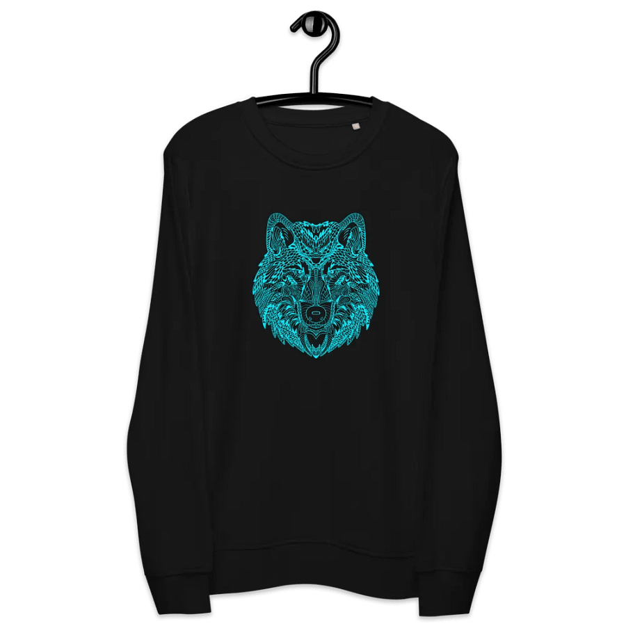 Mystic Wolf Organic Sweatshirt product image (8)