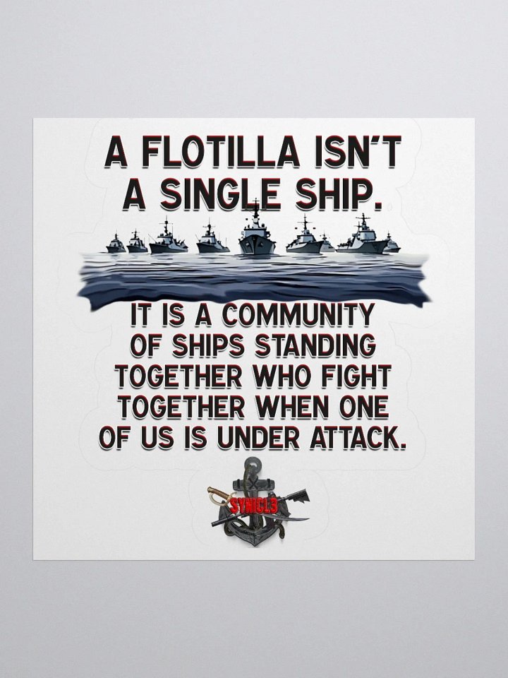 A Flotilla - Sticker product image (6)