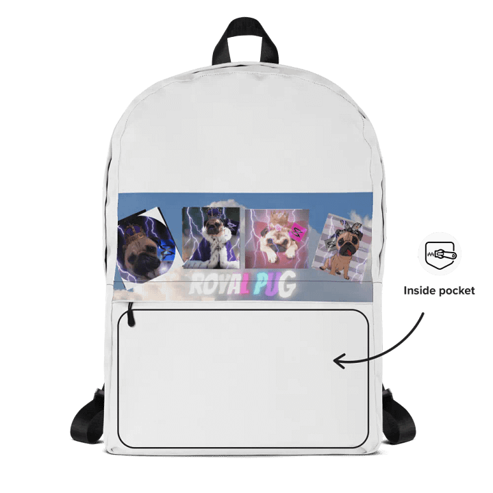 Pug Squad All-Over Print Backpack (BACK TO SCHOOL) product image (2)