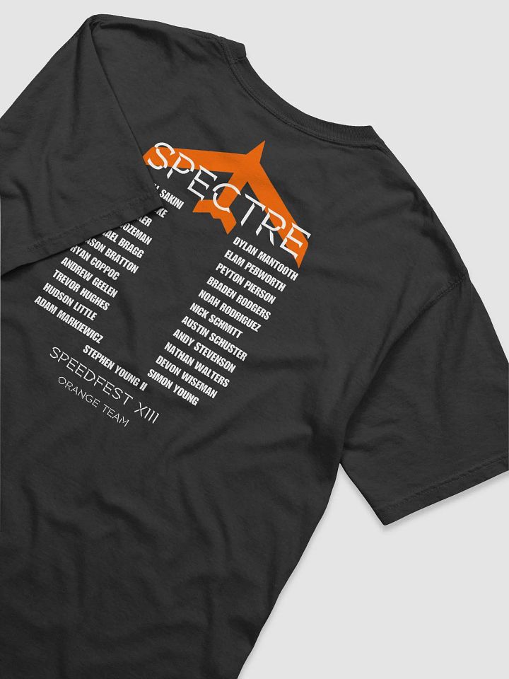 Black Team Spectre Short Sleeve Team T-Shirt - Comfort Color product image (1)
