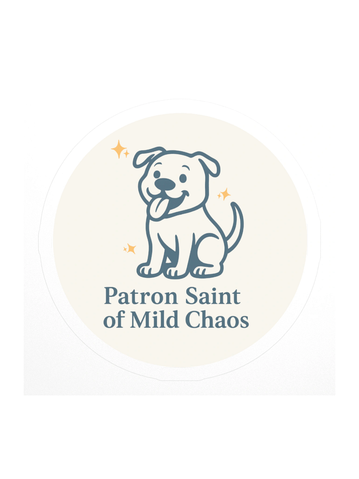 Patron Saint of Mild Chaos Sticker product image (3)