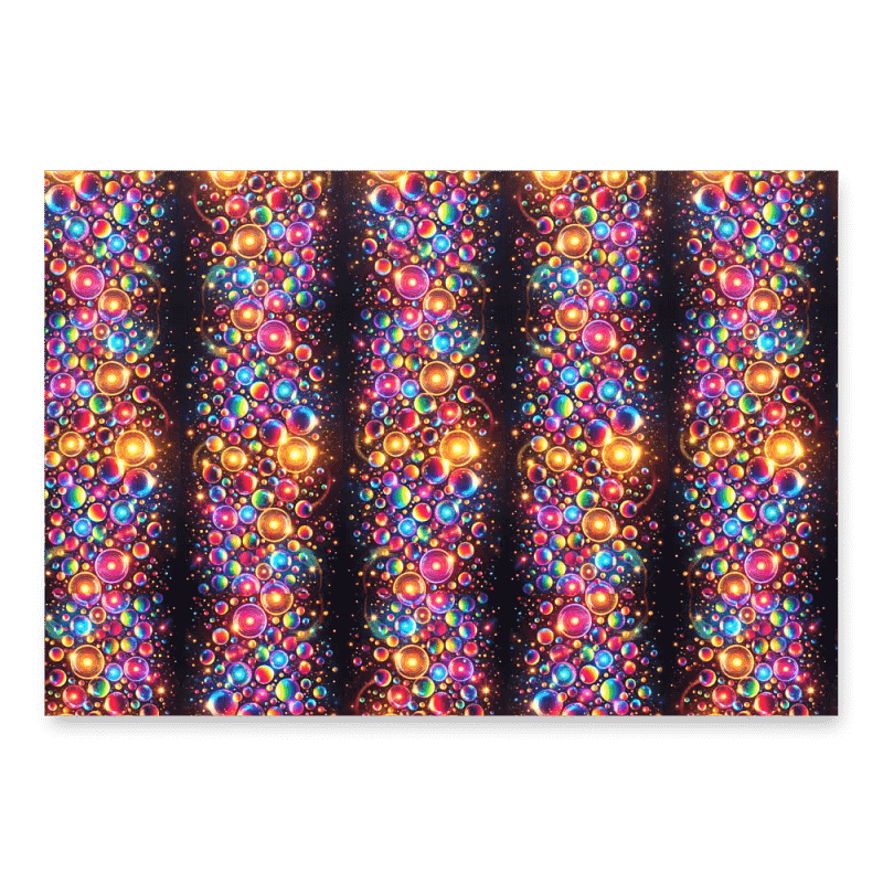 Colorful Circles Wrapping Paper Set