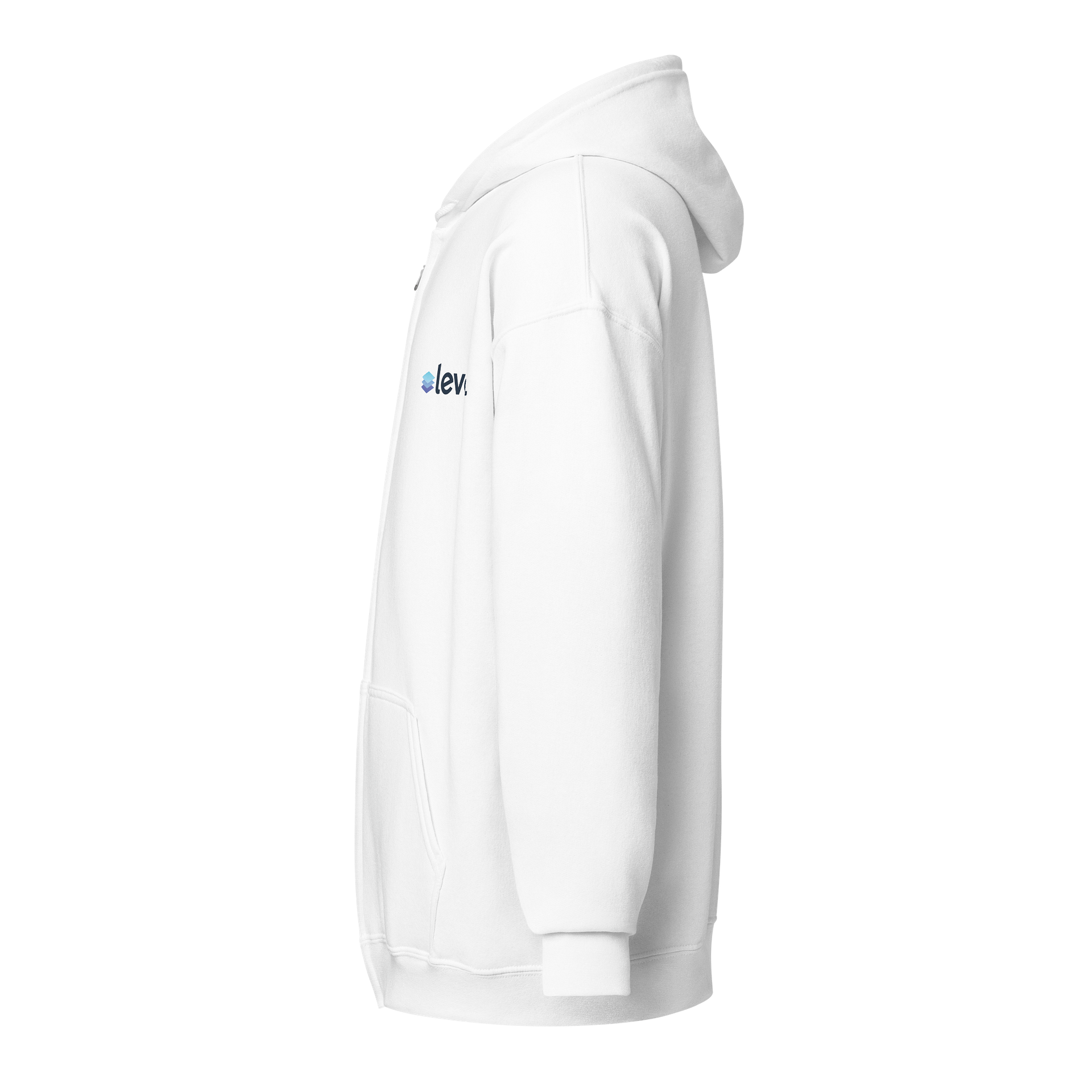 Level Zip Hoodie - Light (Sleeve Print) product image (3)