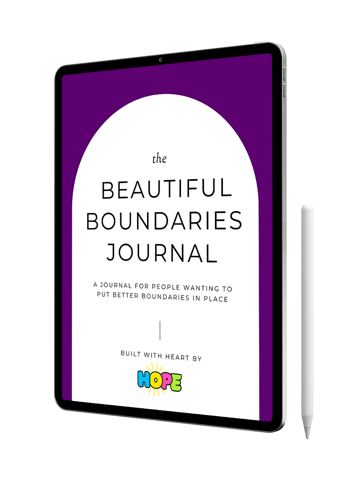 The Beautiful Boundaries: A Gentle Journal for Reclaiming Your Space product image (1)