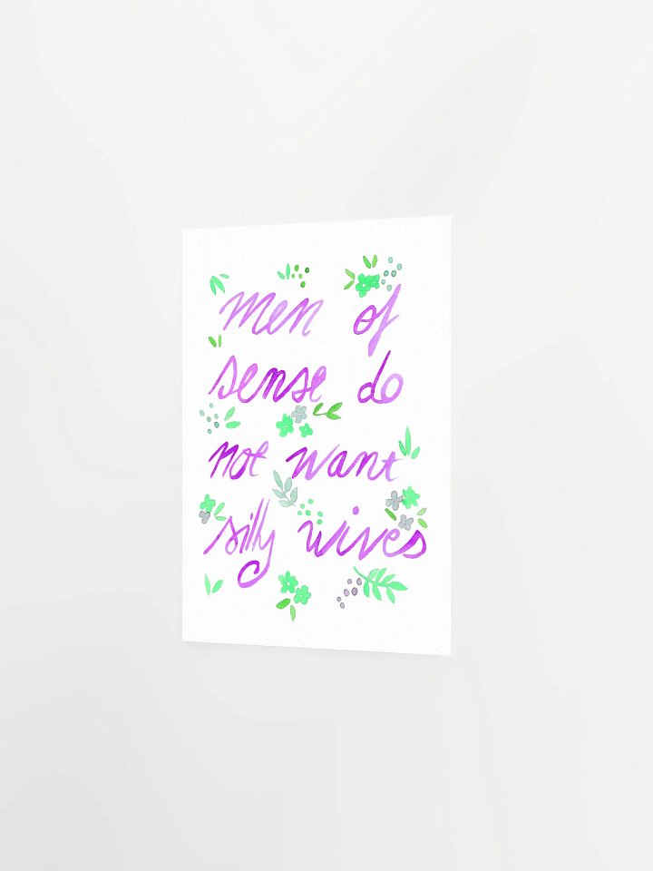 Men Of Sense - Purple & Green Art Print product image (4)