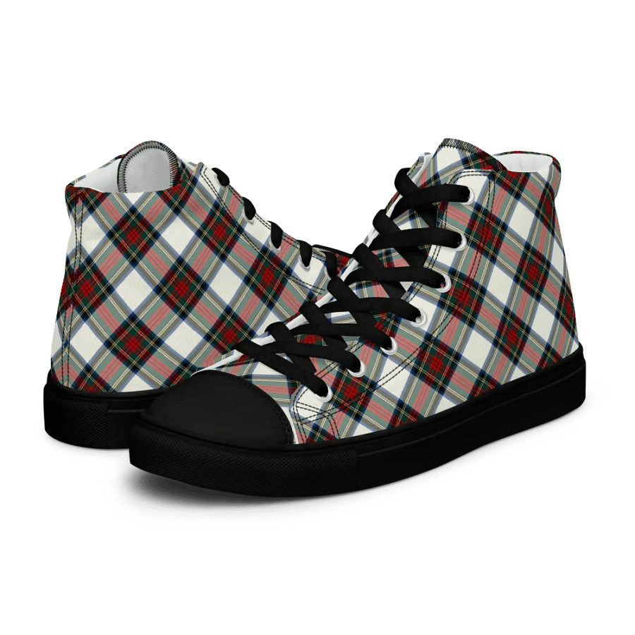 Stewart Dress Tartan Men's High Top Shoes product image (8)