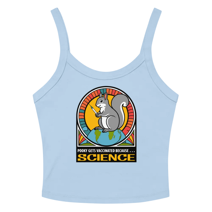 Pooky Gets Vaccinated Women's Tank Top product image (2)