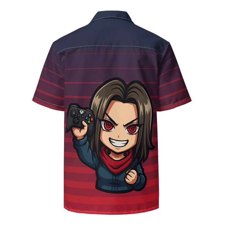 Senpai Style Striped Hawaiian Shirt product image (2)