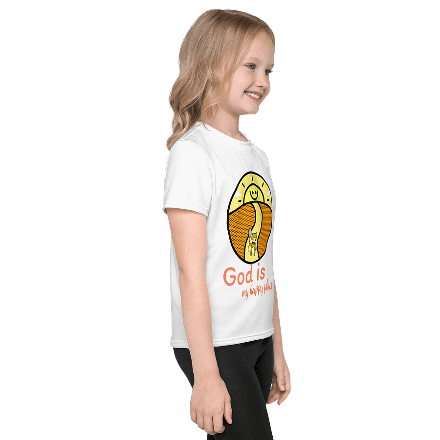 God is my happy place All-Over Print T-Shirt product image (3)