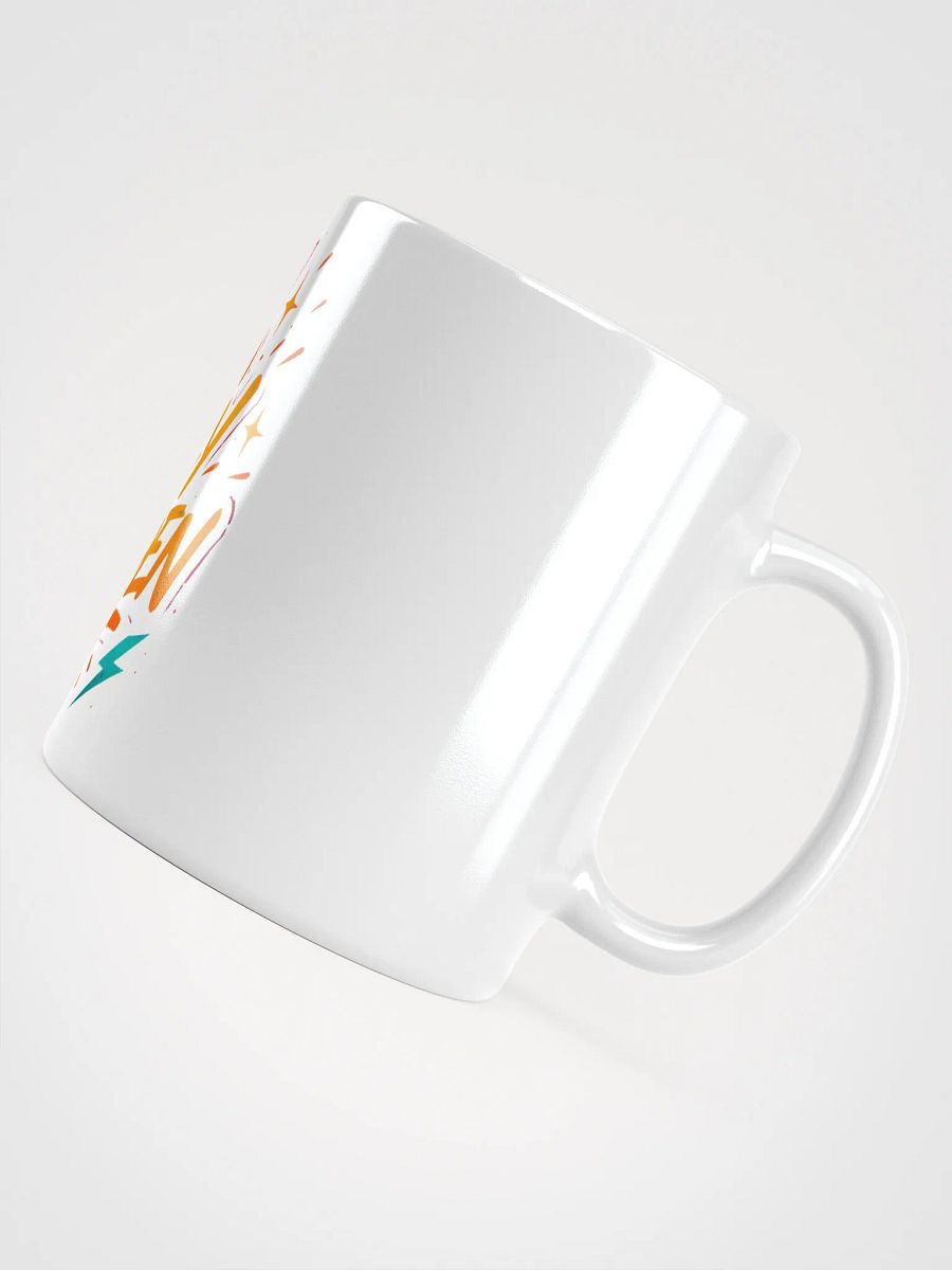 "Stay Golden" Graffiti White Glossy Mug | Rise & Shine Energy product image (3)
