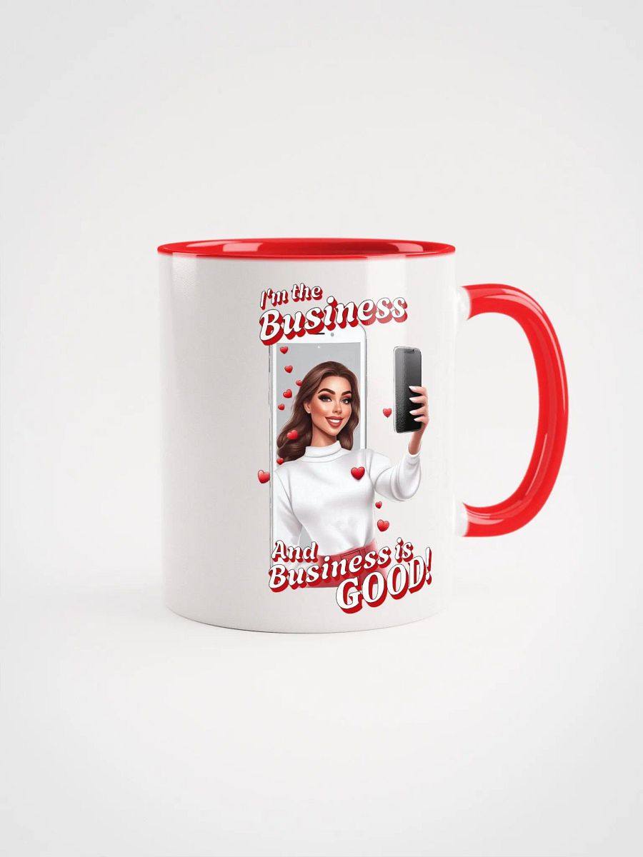I'm The Business - Social Media Influencer - Ceramic Mug with Color Inside - v4 product image (1)