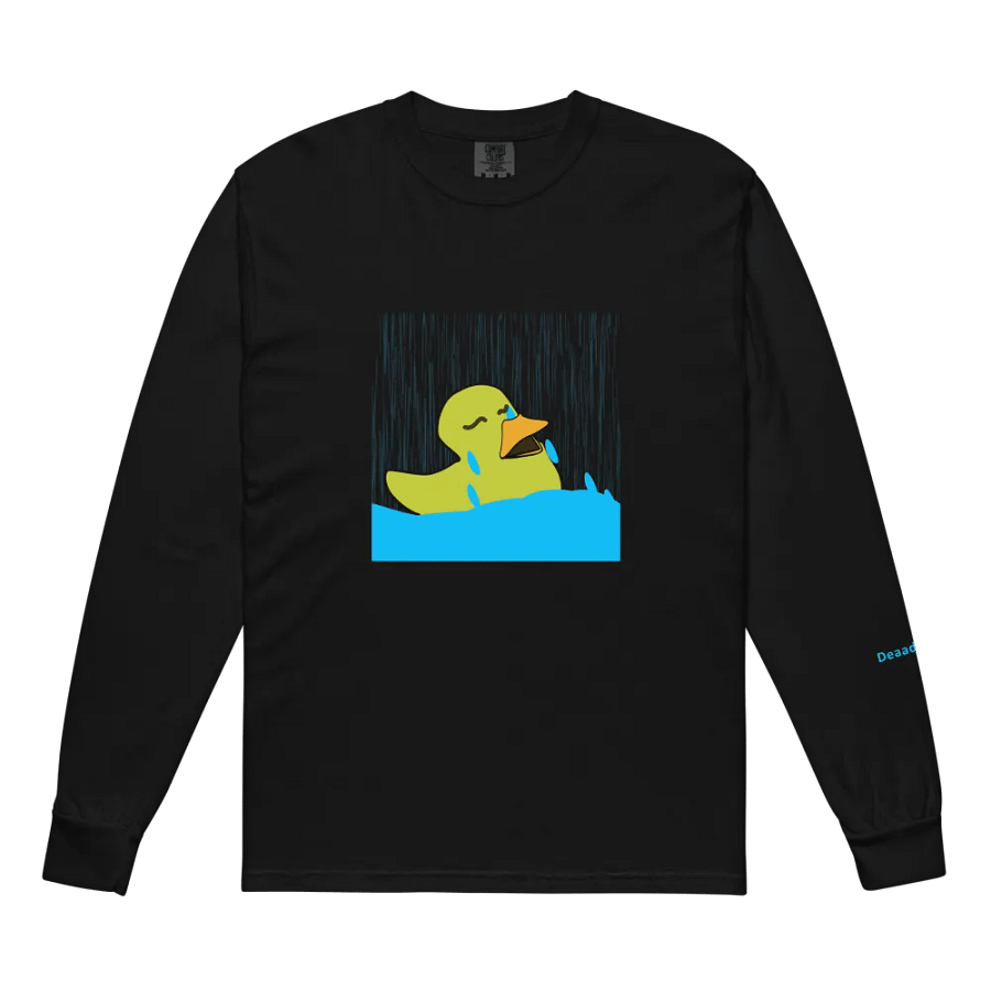 Quackers Cry Comfort Colors Unisex Garment-Dyed Heavyweight Long Sleeve Shirt product image (7)