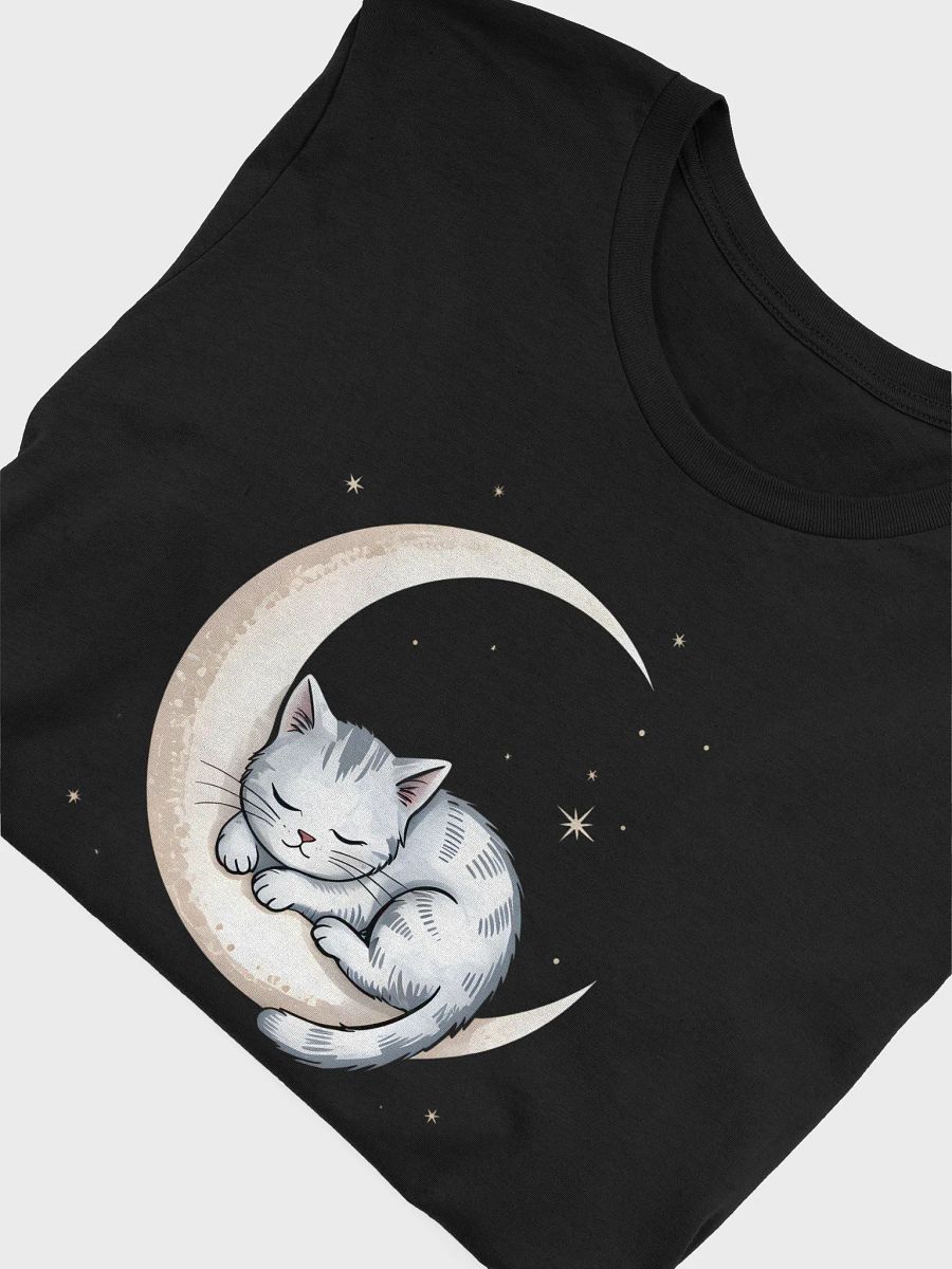 Quiet Like the Stars Graphic Tee | Cat & Moon T-Shirt product image (5)