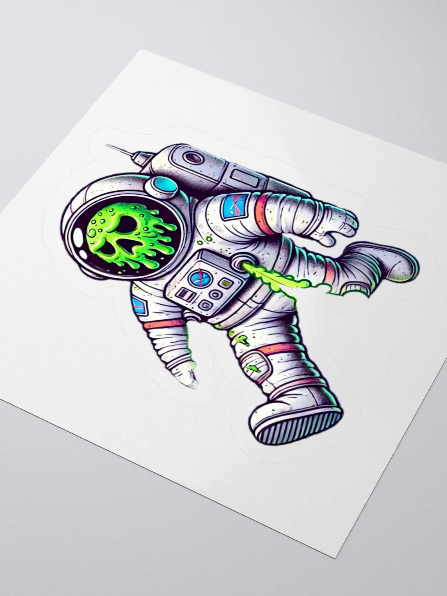 Stinky Astronaut Sticker product image (6)
