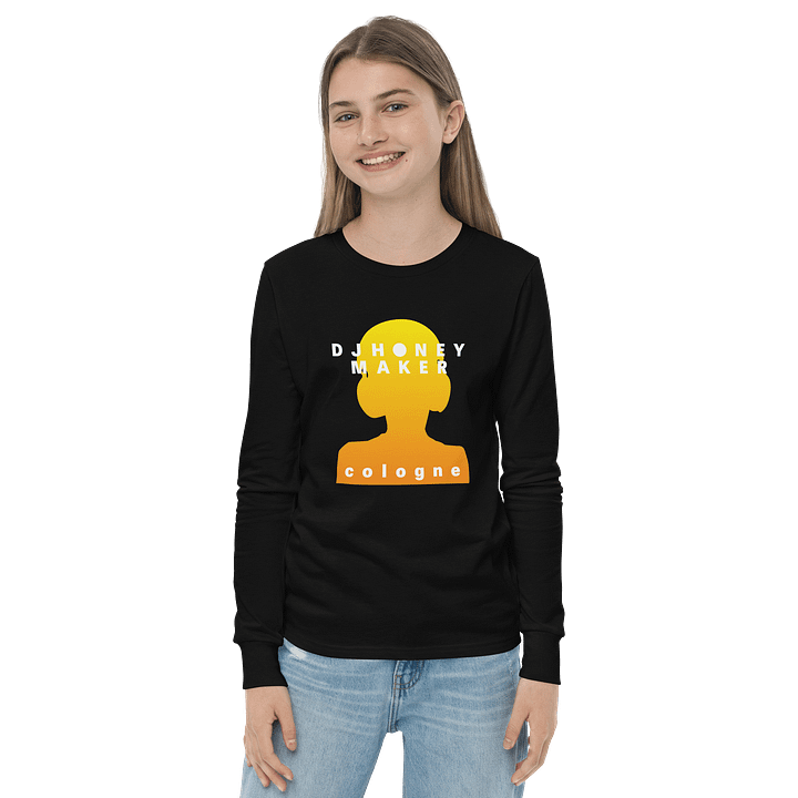 DJHoneyMaker Cologne Youth Long Sleeve T-Shirt product image (2)