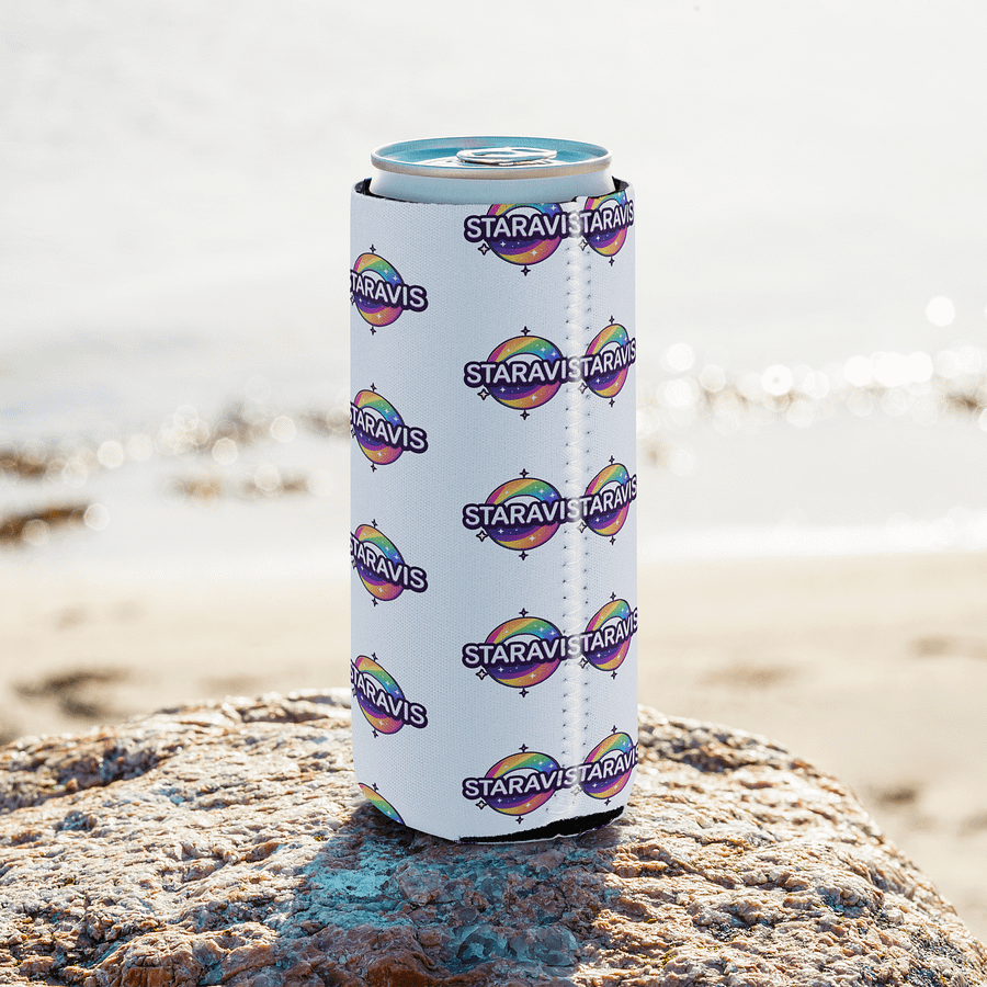 Rainbow Star Tall Can Cooler product image (8)
