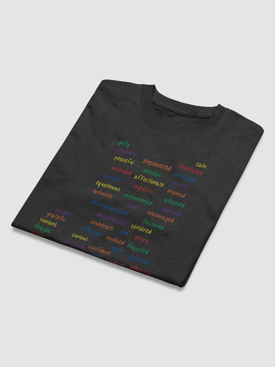 Feeling Words Cat Short-Sleeve Unisex T-Shirt (G) product image (3)