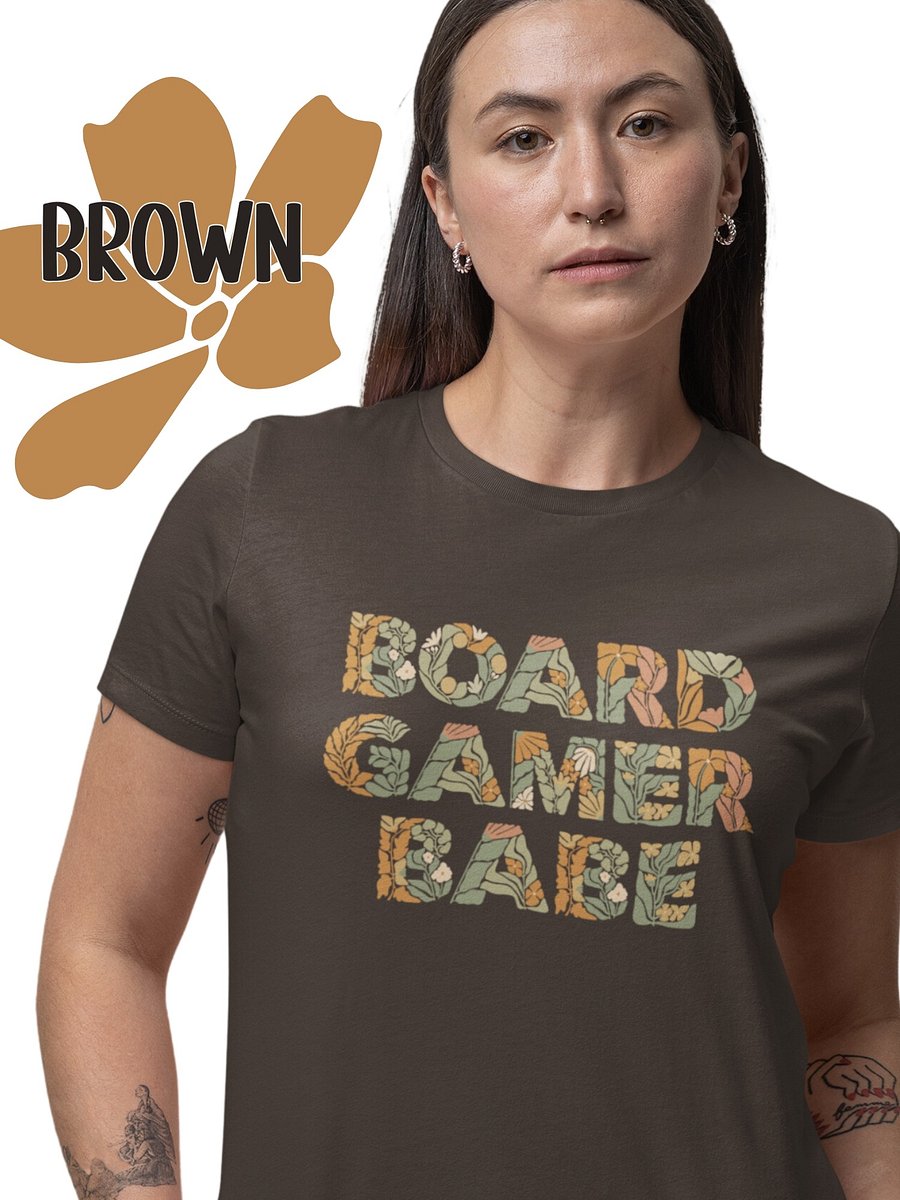 Boho Floral Shirt for Board Gamer Girl, Board Gamer Babe product image (6)