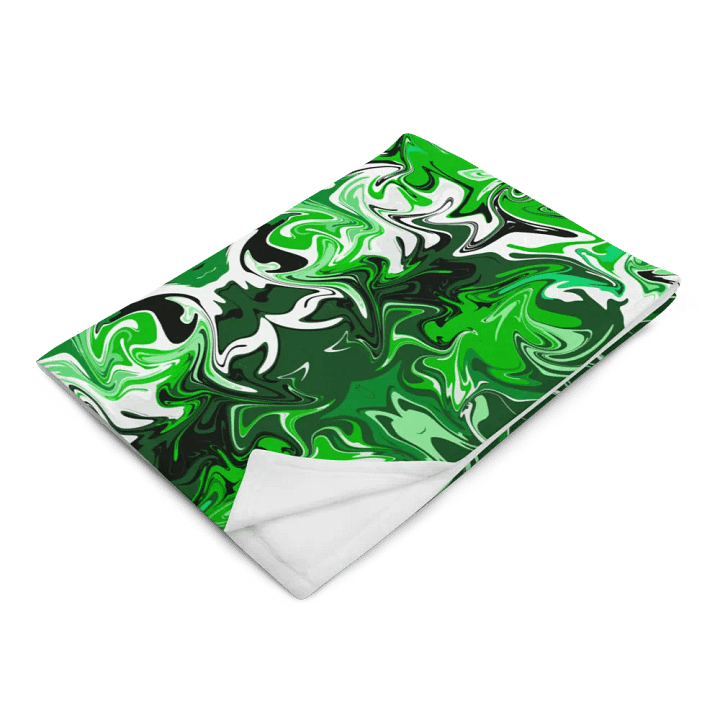 Green Swirl Blanket product image (1)