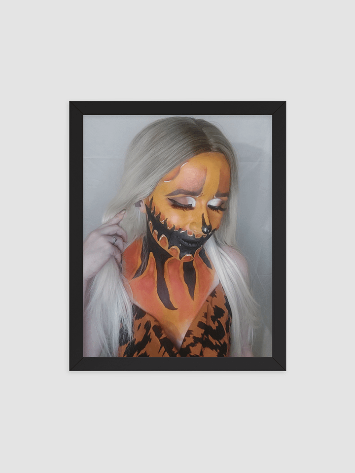 Jack'o'Lantern Pumpkin - Framed High-Quality Matte Poster product image (1)