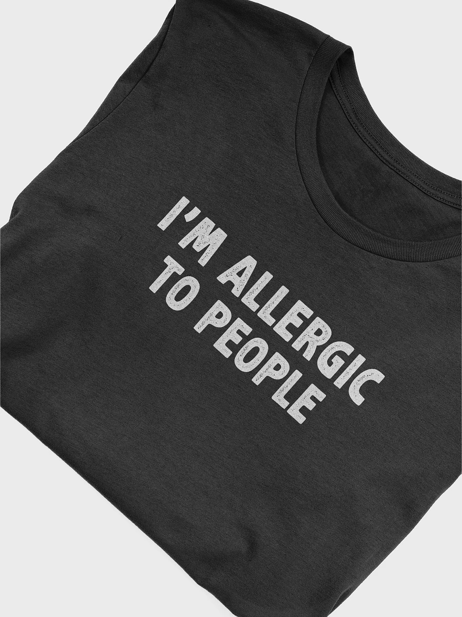 Funny Humor Allergic To Politics T-Shirt product image (5)