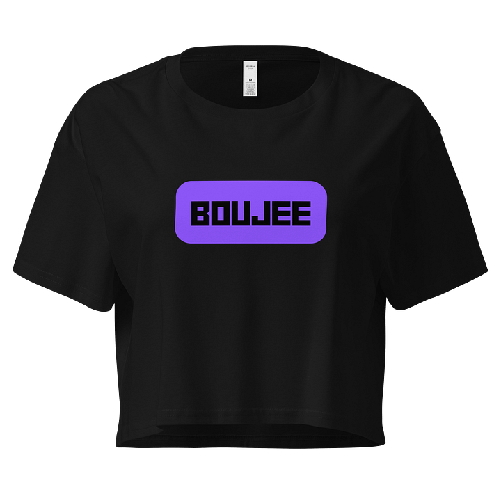 Boujee Vibes Crop Tee purple product image (1)