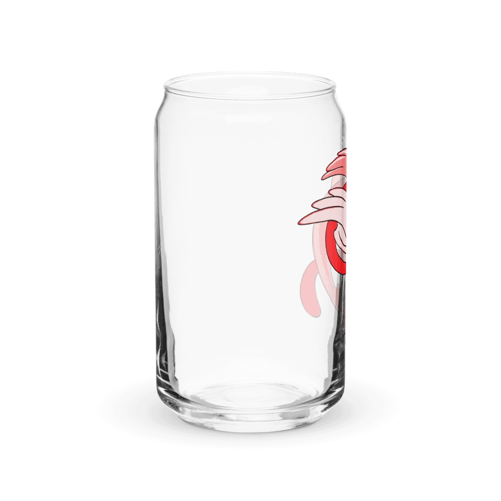 Calming Red Cat-Owl Can-Shaped Glass product image (4)