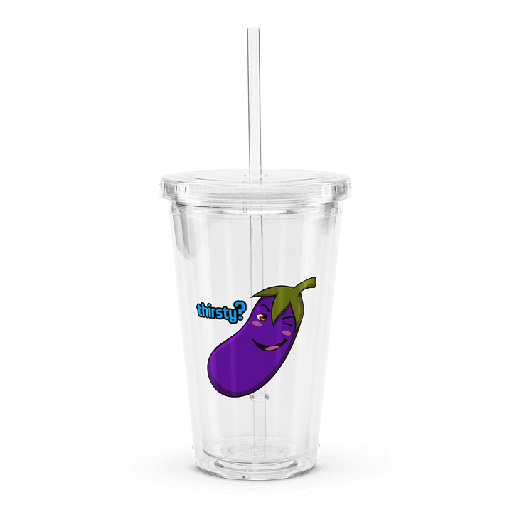 Eggplant Double Wall Plastic Tumbler product image (1)
