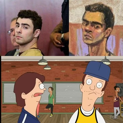 I knew the #luigimangione sketch looked familiar #thatshiphop #bobsburgers