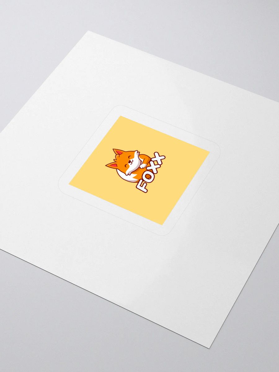 Happy Fox Kiss Cut Stickers product image (10)