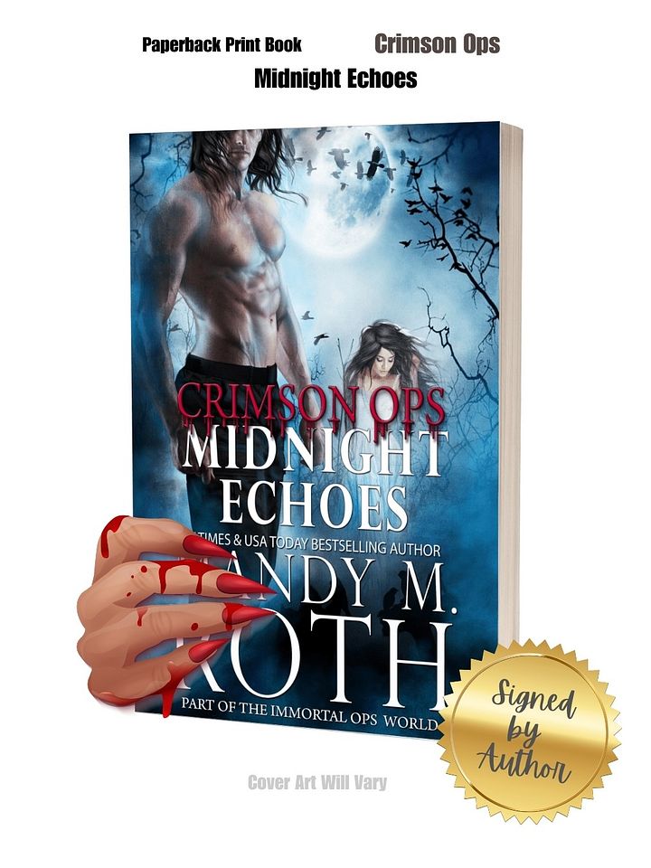 Midnight Echoes Signed Paperback Print Book product image (1)