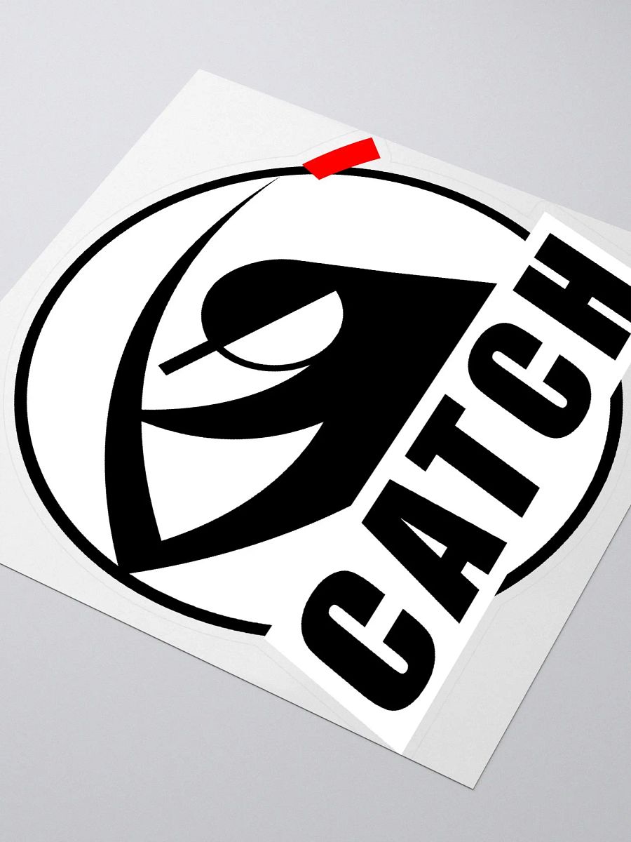 CATCH 5x5 STICKER - BLACK product image (3)