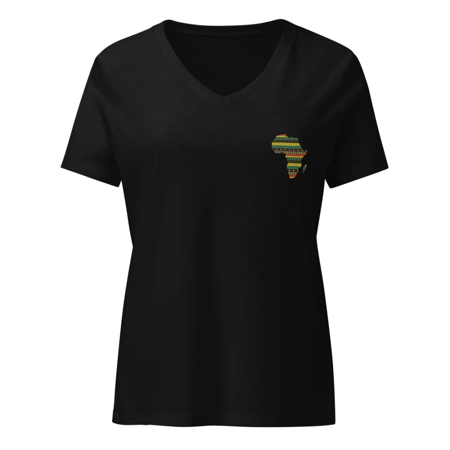 Women's Colourful Embroidery Africa Pattern Tee product image (1)