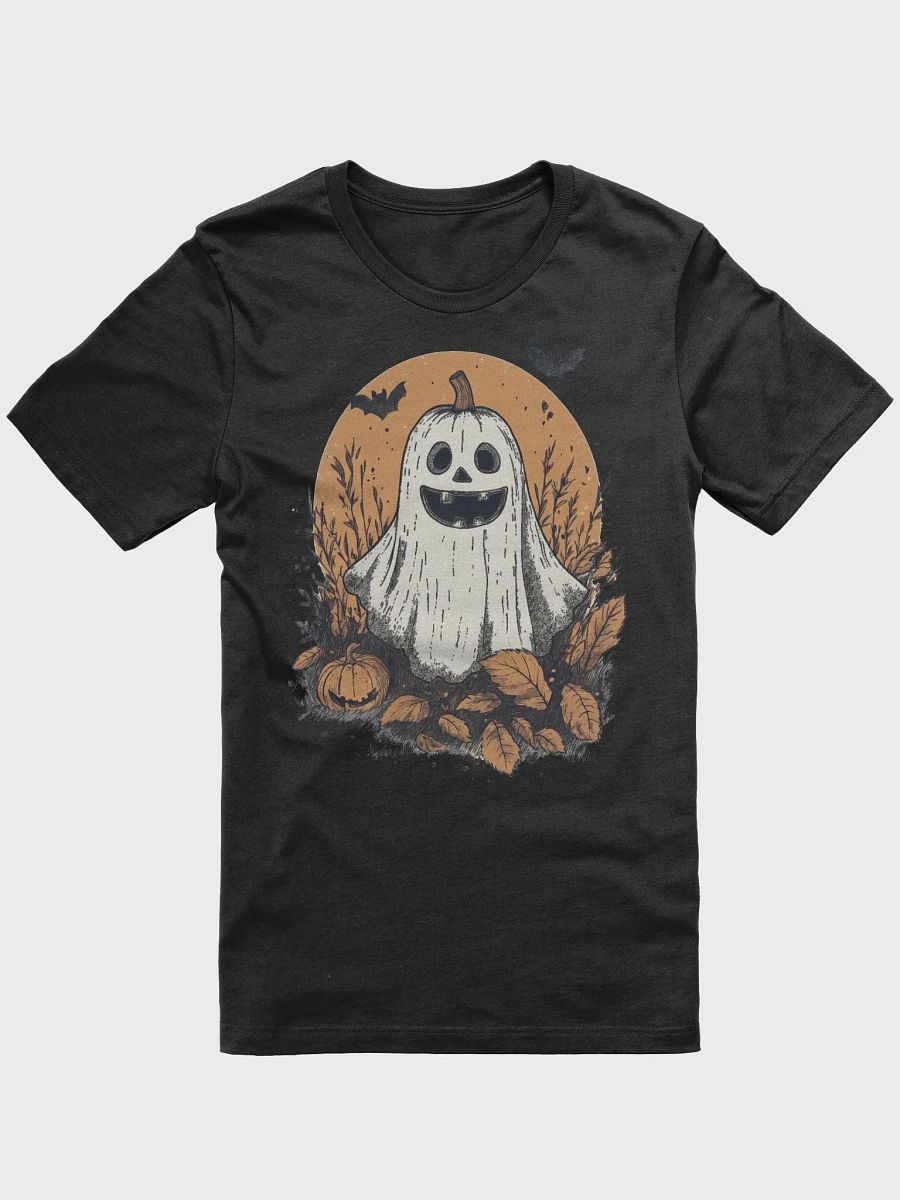 Pumpkin Patch Ghost (Black/White T-shirt) product image (1)