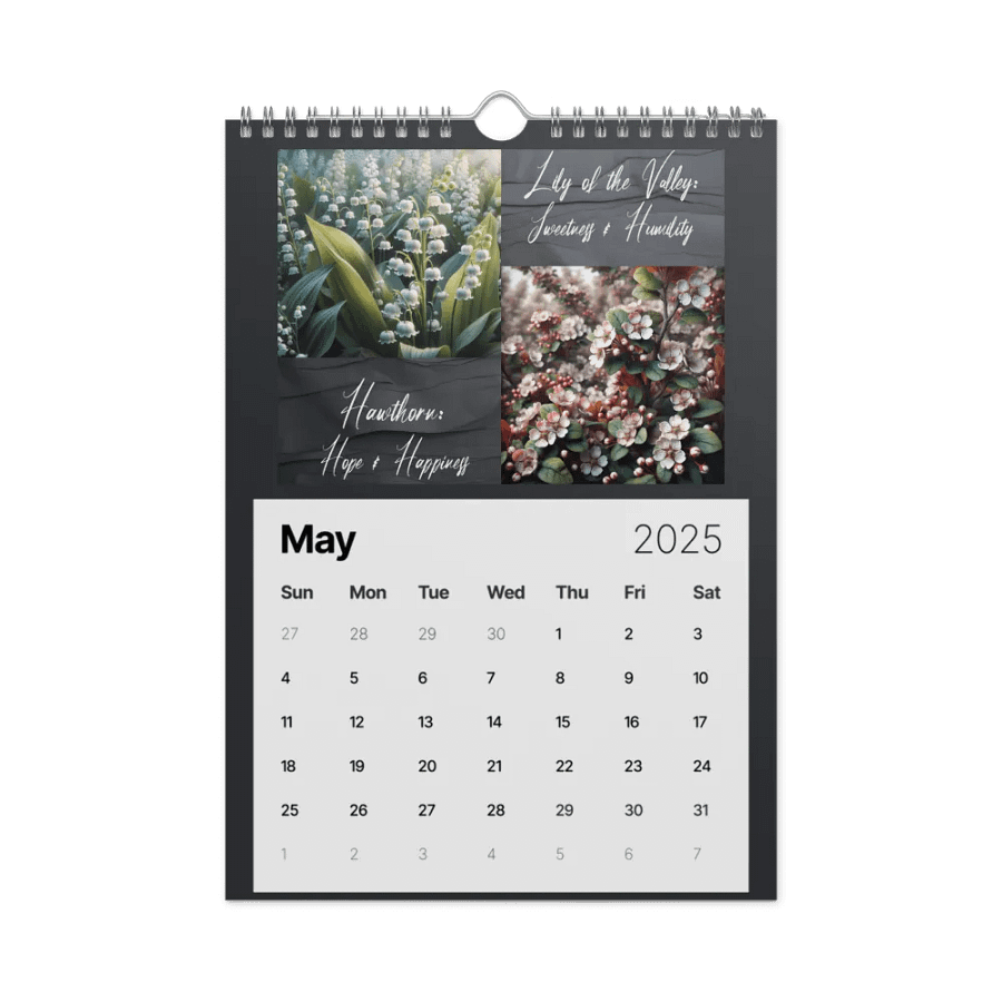 2025 Flowers of the Month Calendar product image (32)