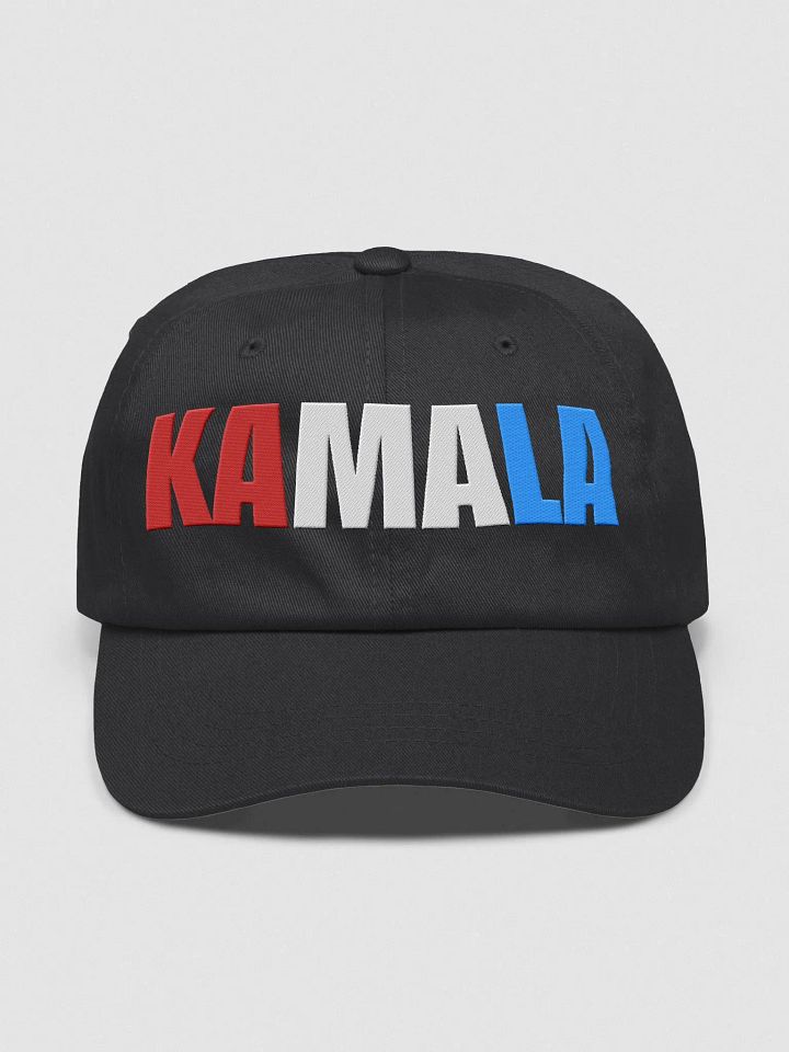 Kamala Embroidered Dad hat, Kamala Harris Red White And Blue Rally Style Hat product image (2)