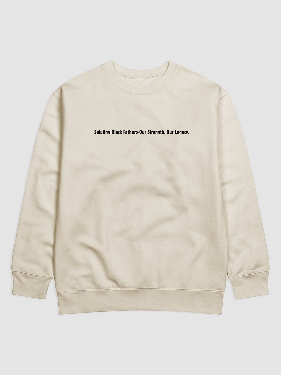 Saluting Black Fathers Cotton Sweatshirt product image (1)