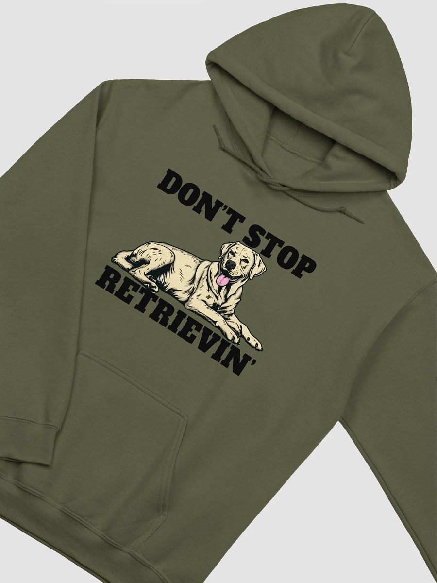 Don't Stop Retrievin' Hooded Sweatshirt of a Labrador Retriever | Funny Hoodie for Lab Paw-rents product image (12)
